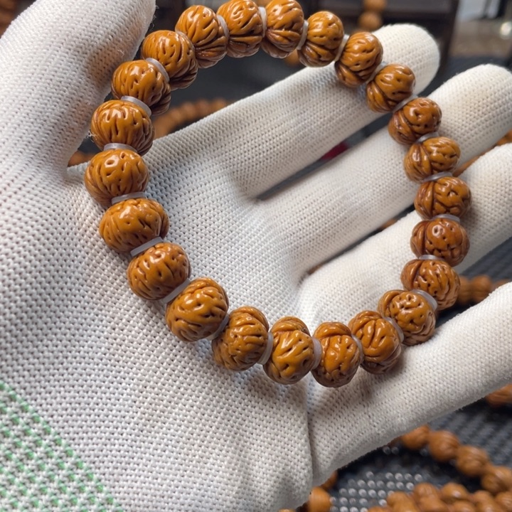 桃木秦岭野生龙纹桃核