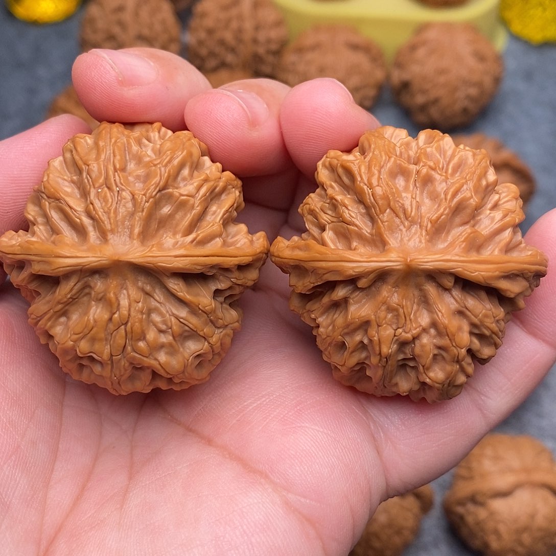 文玩核桃把件42精品毕业苹果园