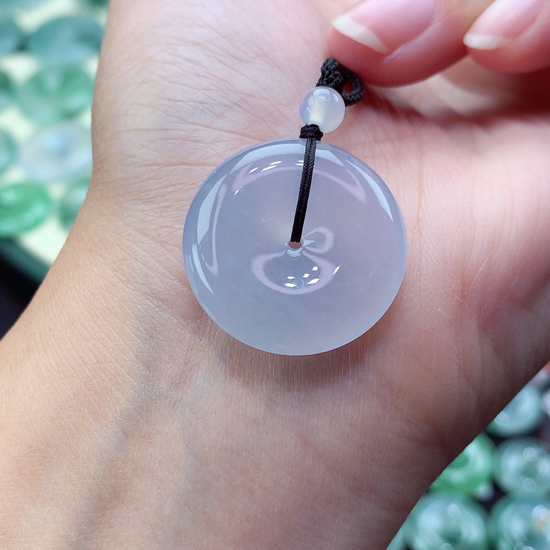 翡翠颈饰未镶嵌15尺寸24.7-6.0