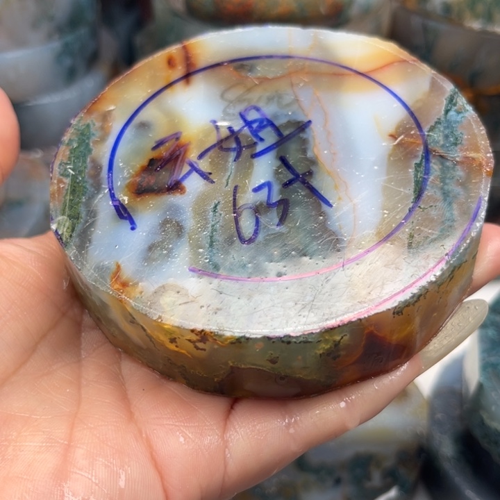 云***姐定制玛瑙定制水草玛瑙手镯