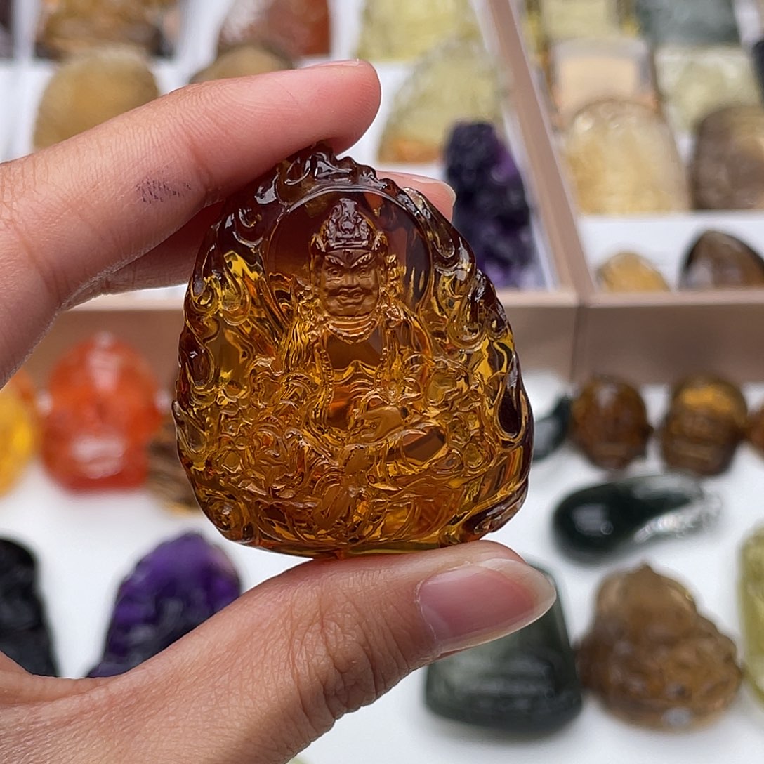 未镶嵌颈饰水晶定制吊坠