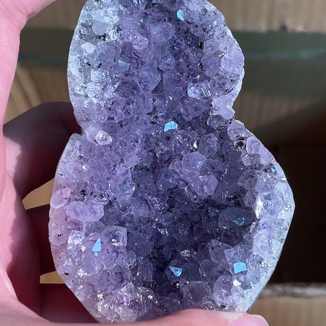 未镶嵌水晶手串紫葫芦片 17号