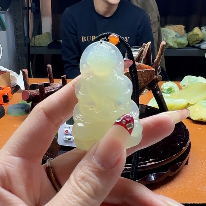 蛇纹石玉原石未镶嵌I***y11