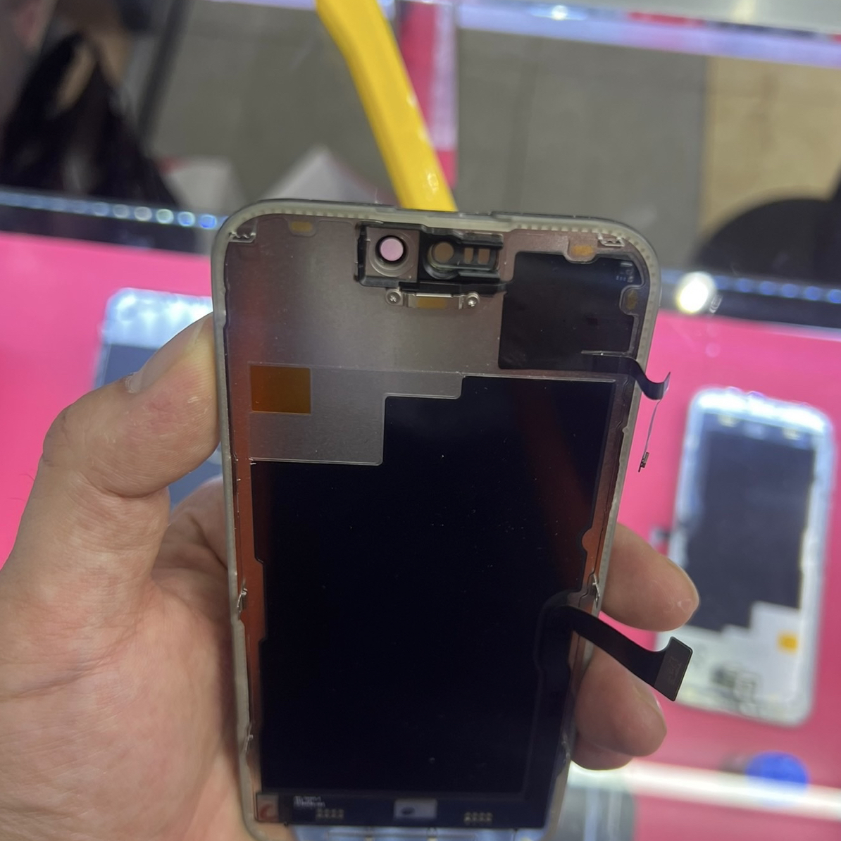 适用苹果iPhone15pro原装拆机跑诊断屏幕总成(换盖板屏幕总成）