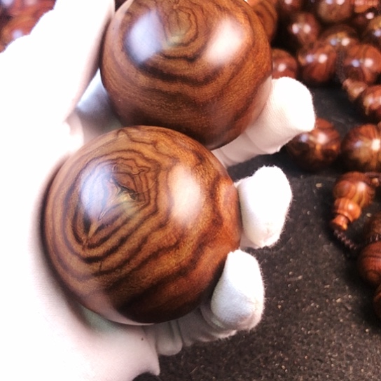 黄花梨/降香黄檀手串/手链鱼*情手球