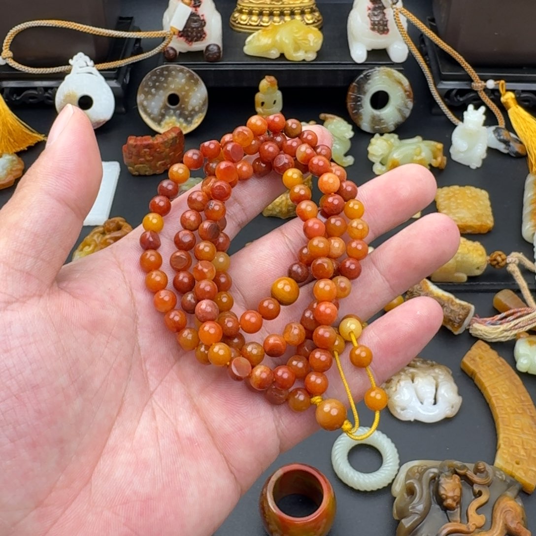 -***-和田玉未镶嵌颈饰