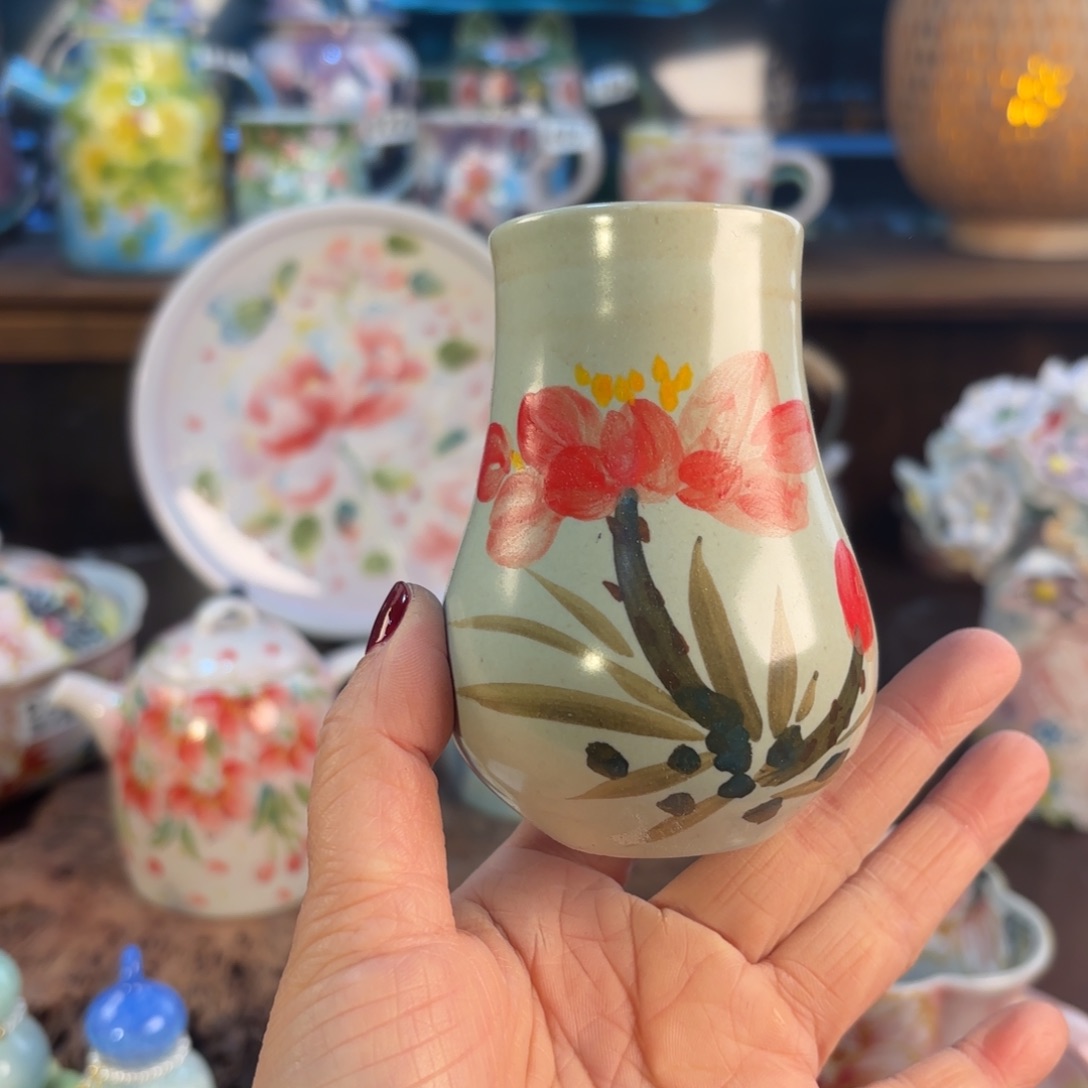 景德镇手绘高温釉下彩陶瓷茶具