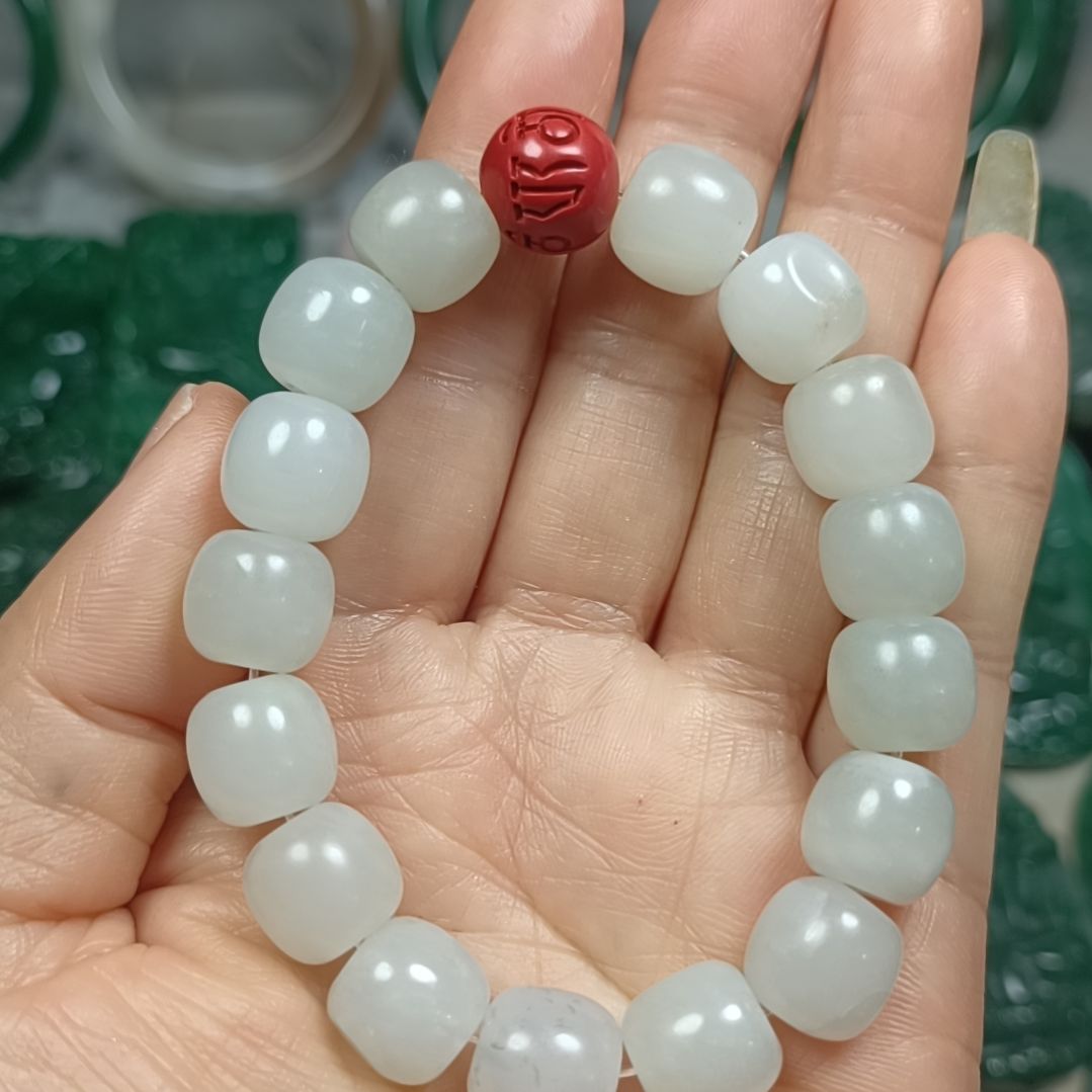 独山玉未镶嵌手串