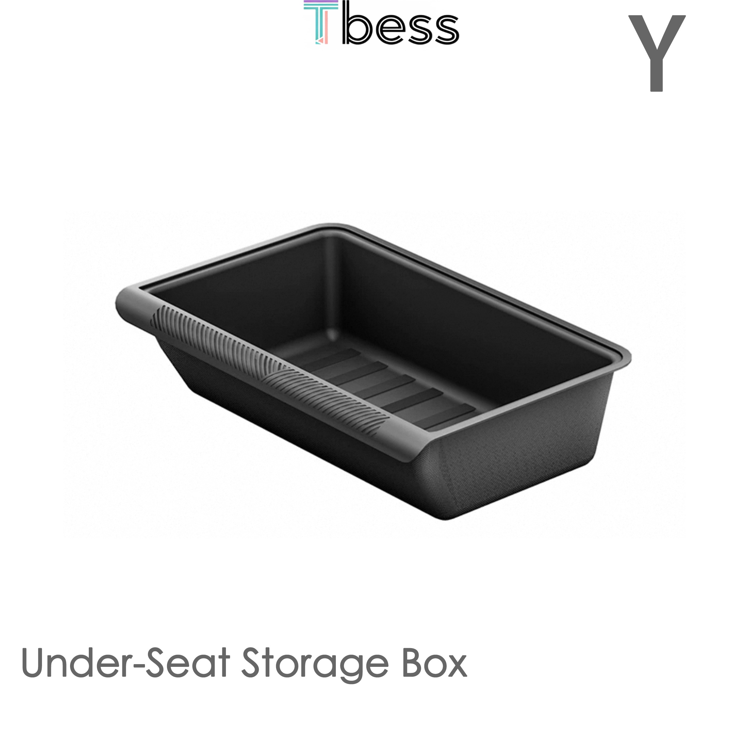 【TBESS】适用于【特斯拉ModelY/3】座椅下储物盒收纳置物箱