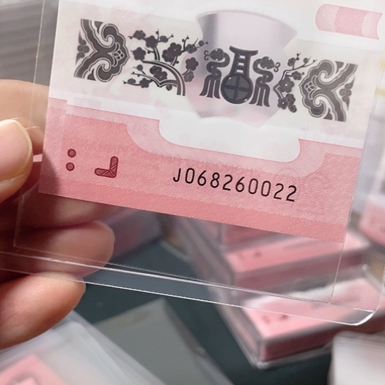 塑料2025年蛇年纪念钞靓号