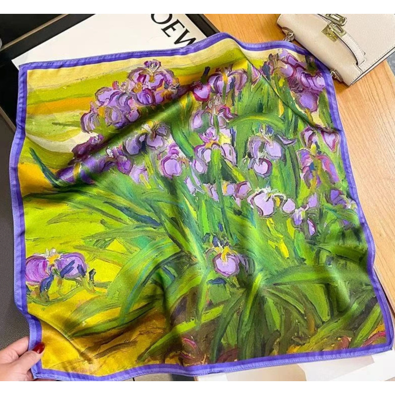 （130）高档丝巾围巾女士披肩新款素雅百搭防晒优雅气质