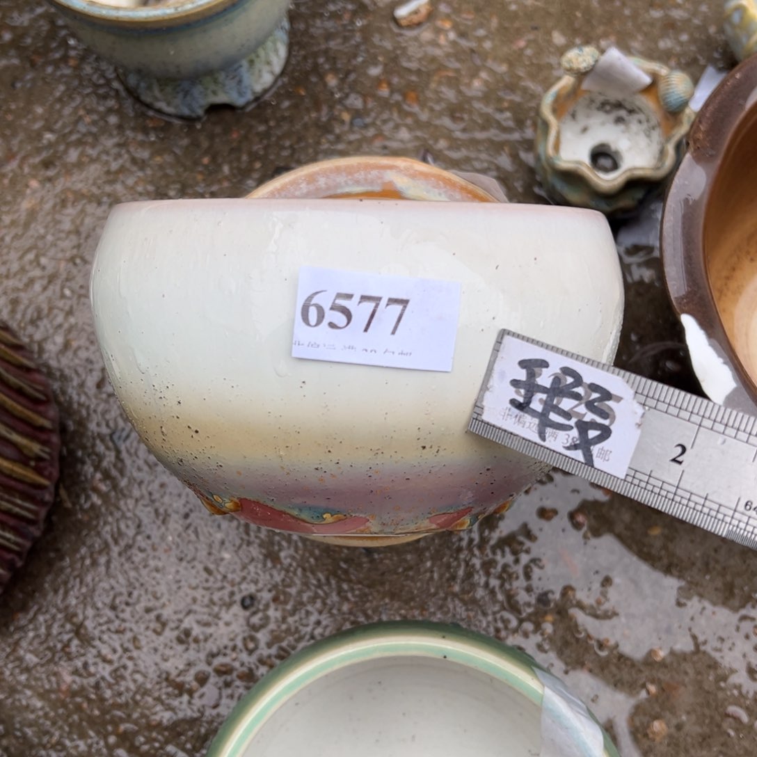 红陶口12 景德镇手工花盆