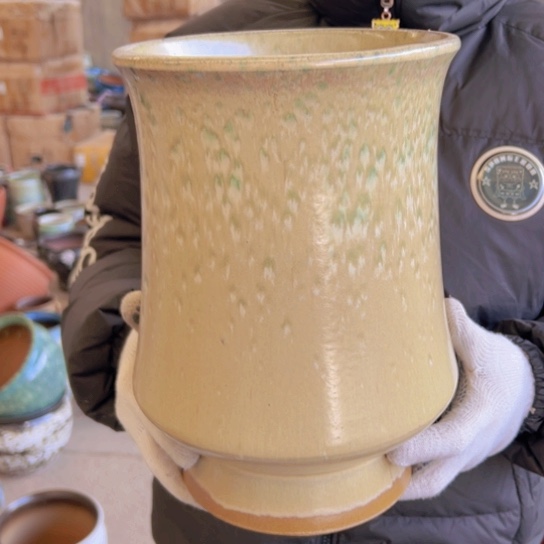 紫砂花盆高31口20————