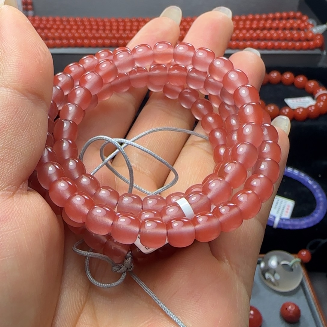 南红玛瑙未镶嵌手串