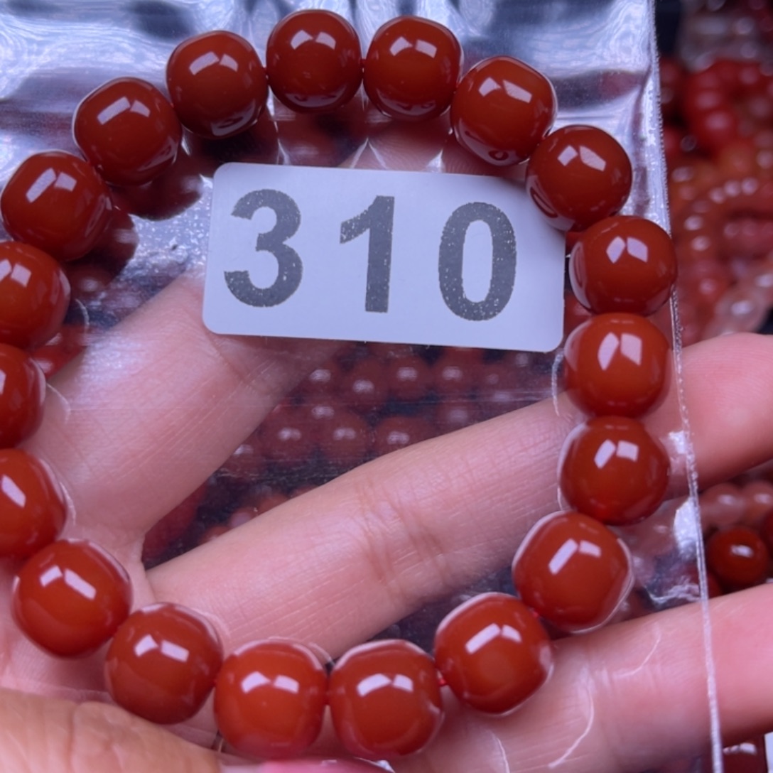 妮***）南红玛瑙未镶嵌手链