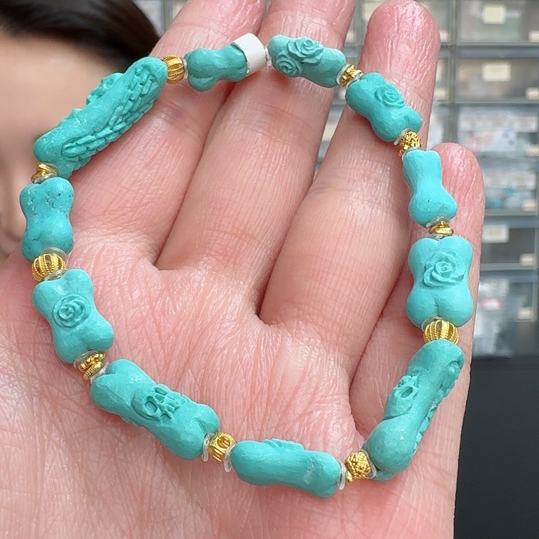 绿松石珠宝奇石未镶嵌