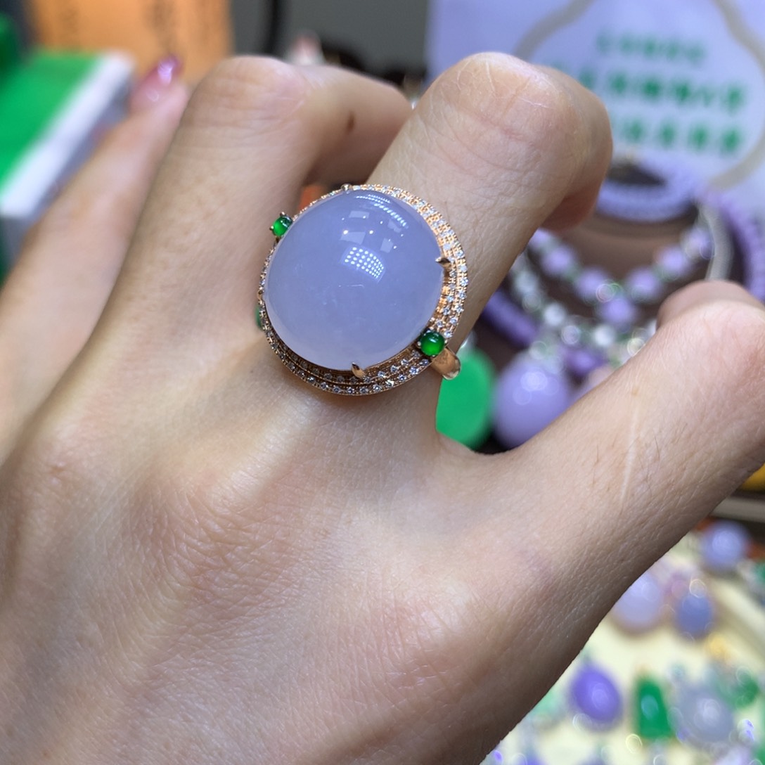 【闪购商品】翡翠18K金镶嵌颈饰翡翠