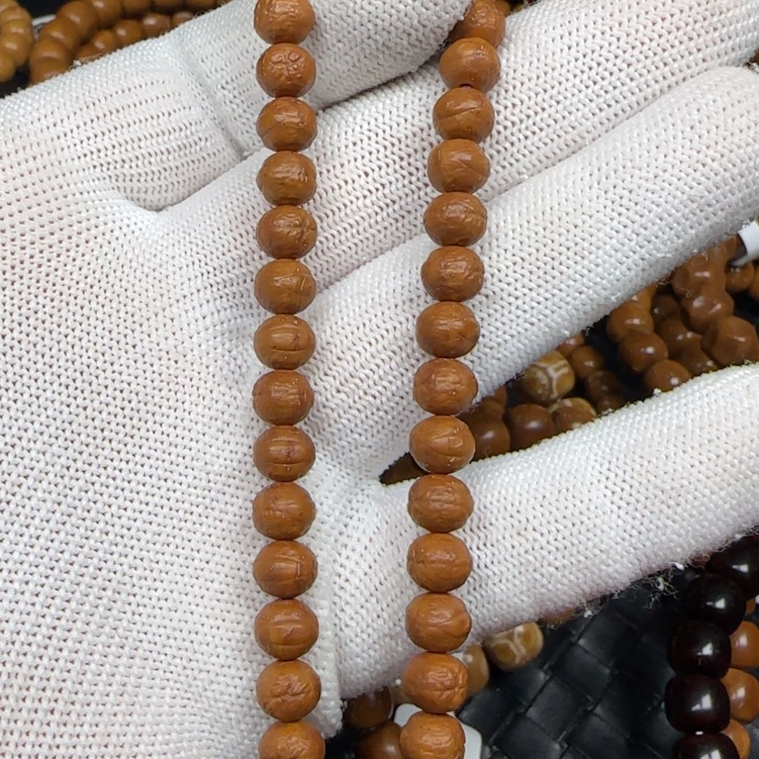 紫金鼠手串7.1mm纯肉鼠雕凤眼261