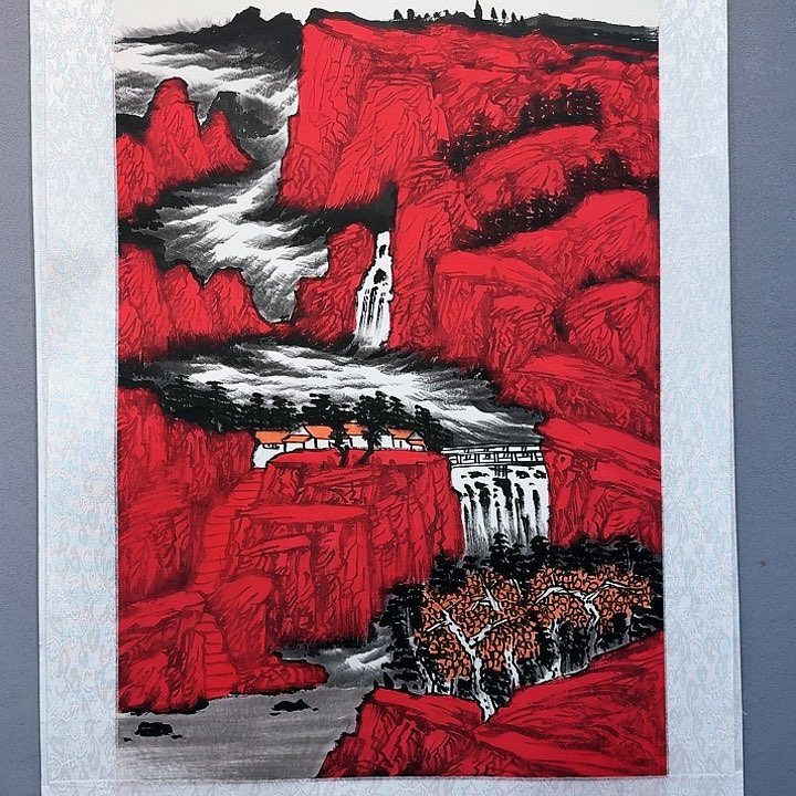 国画书法作品多次参加