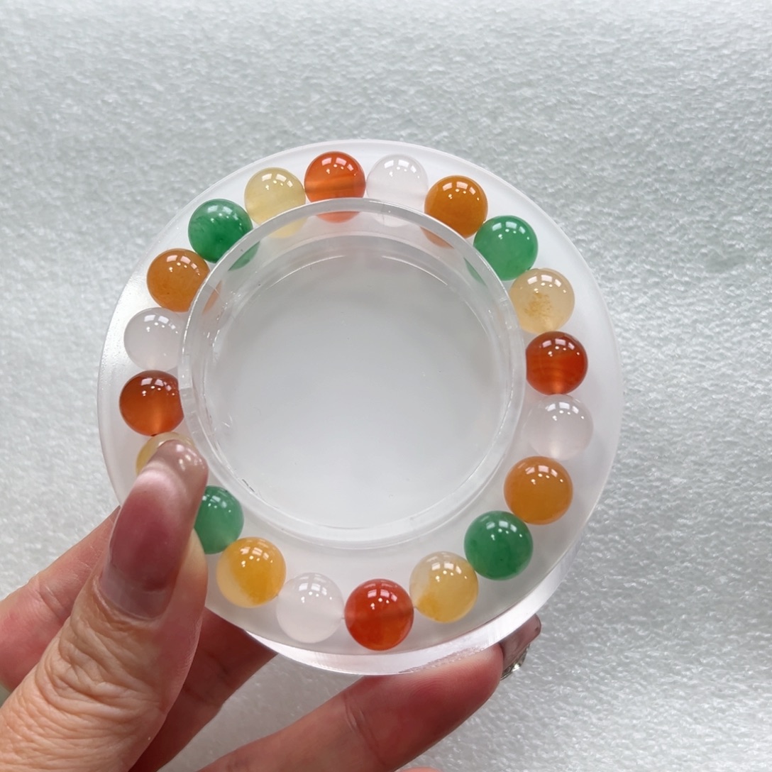 如***。未镶嵌手链石英质玉+昕昕9.7