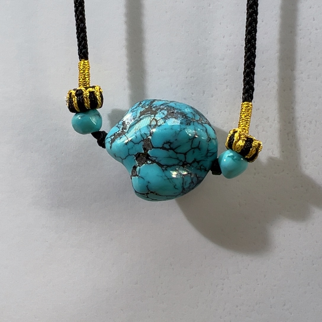 绿松石未镶嵌挂件