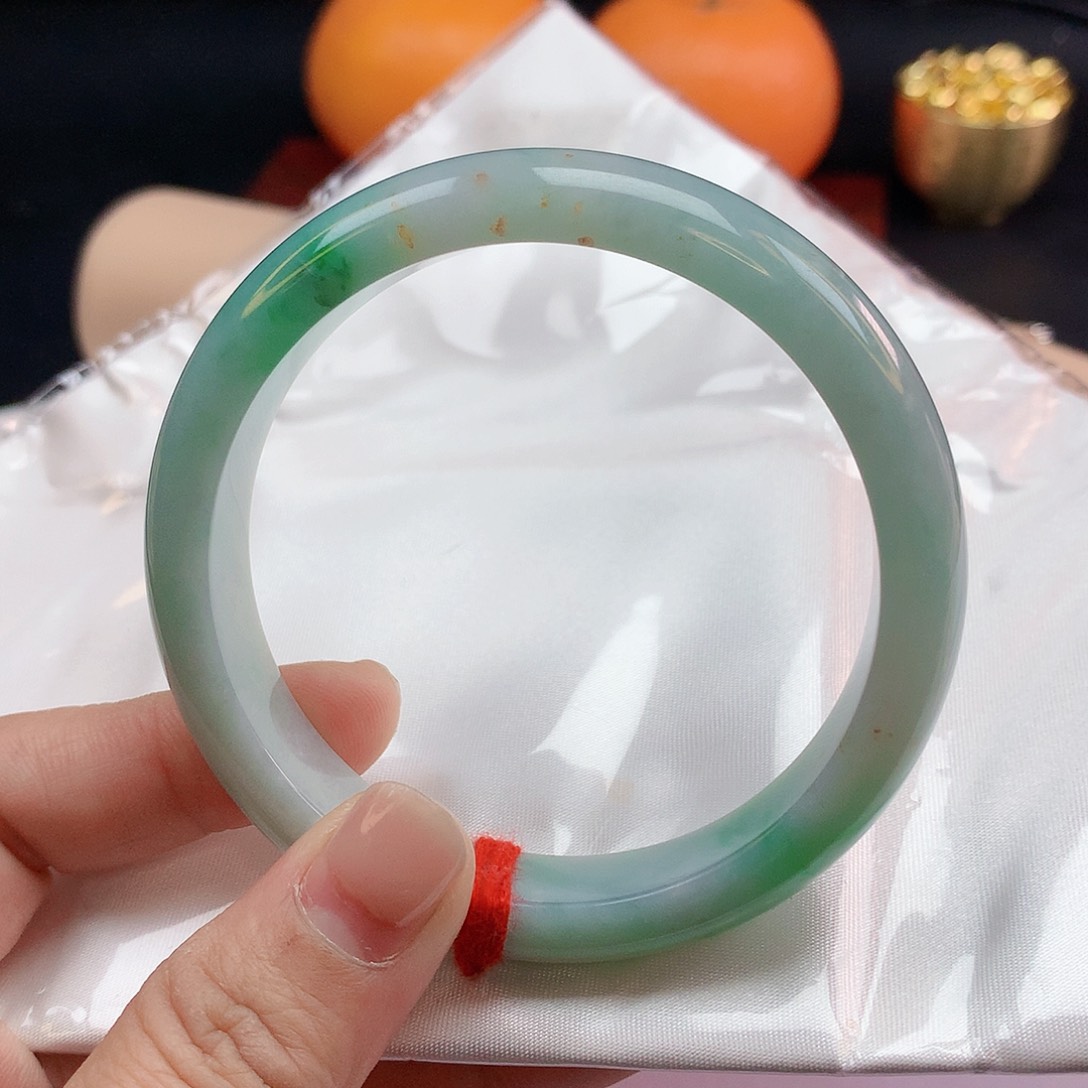 翡翠手镯未镶嵌59圈000011