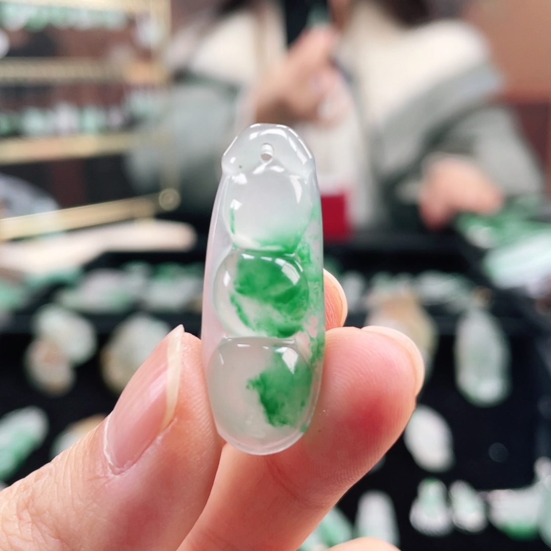 一***福石英质玉未镶嵌吊坠(不含链)