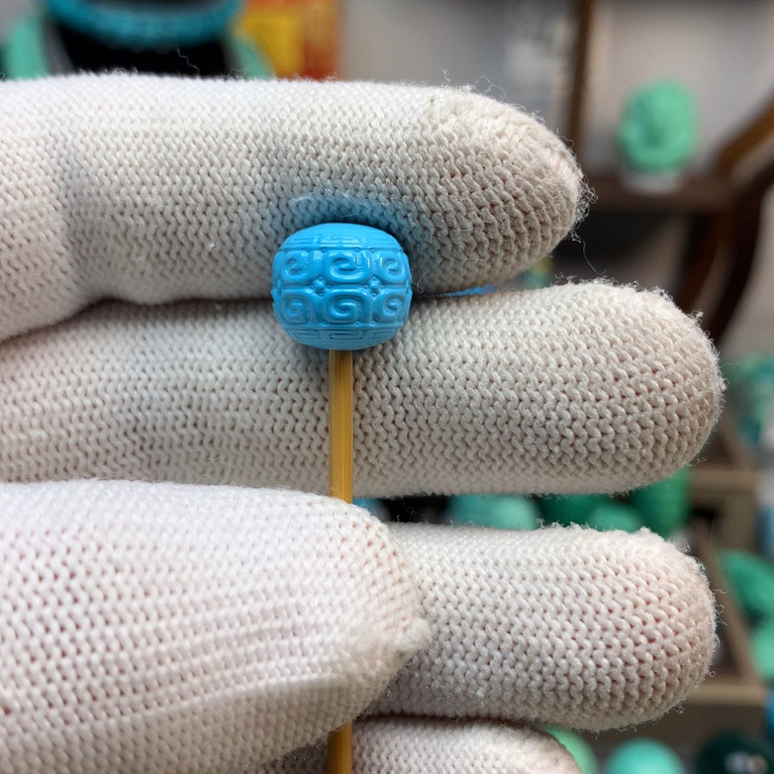 湖北高瓷卡11回纹珠