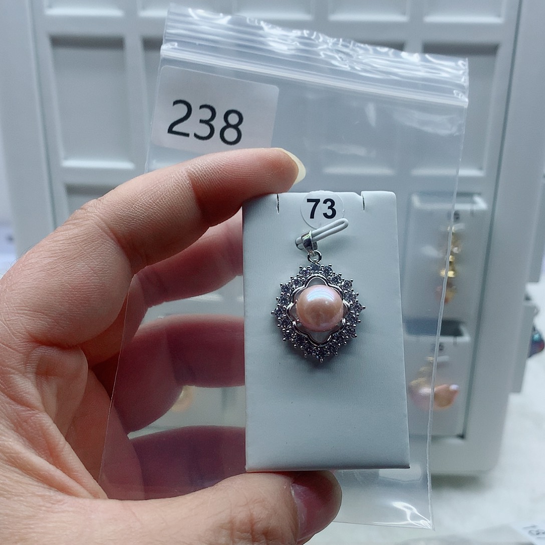 吊坠(不含链)合金淡水珍珠