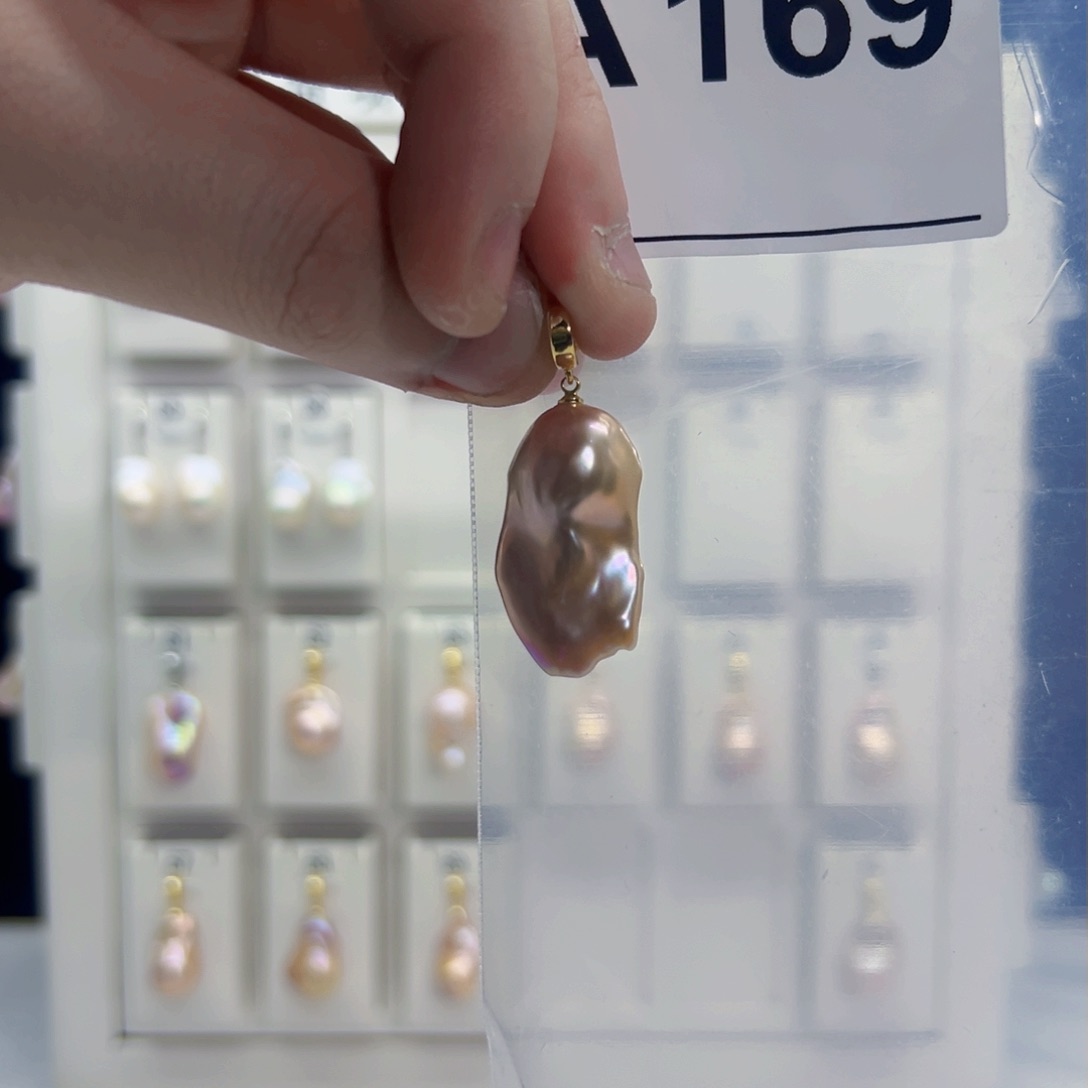 淡水珍珠吊坠(不含链)未镶嵌