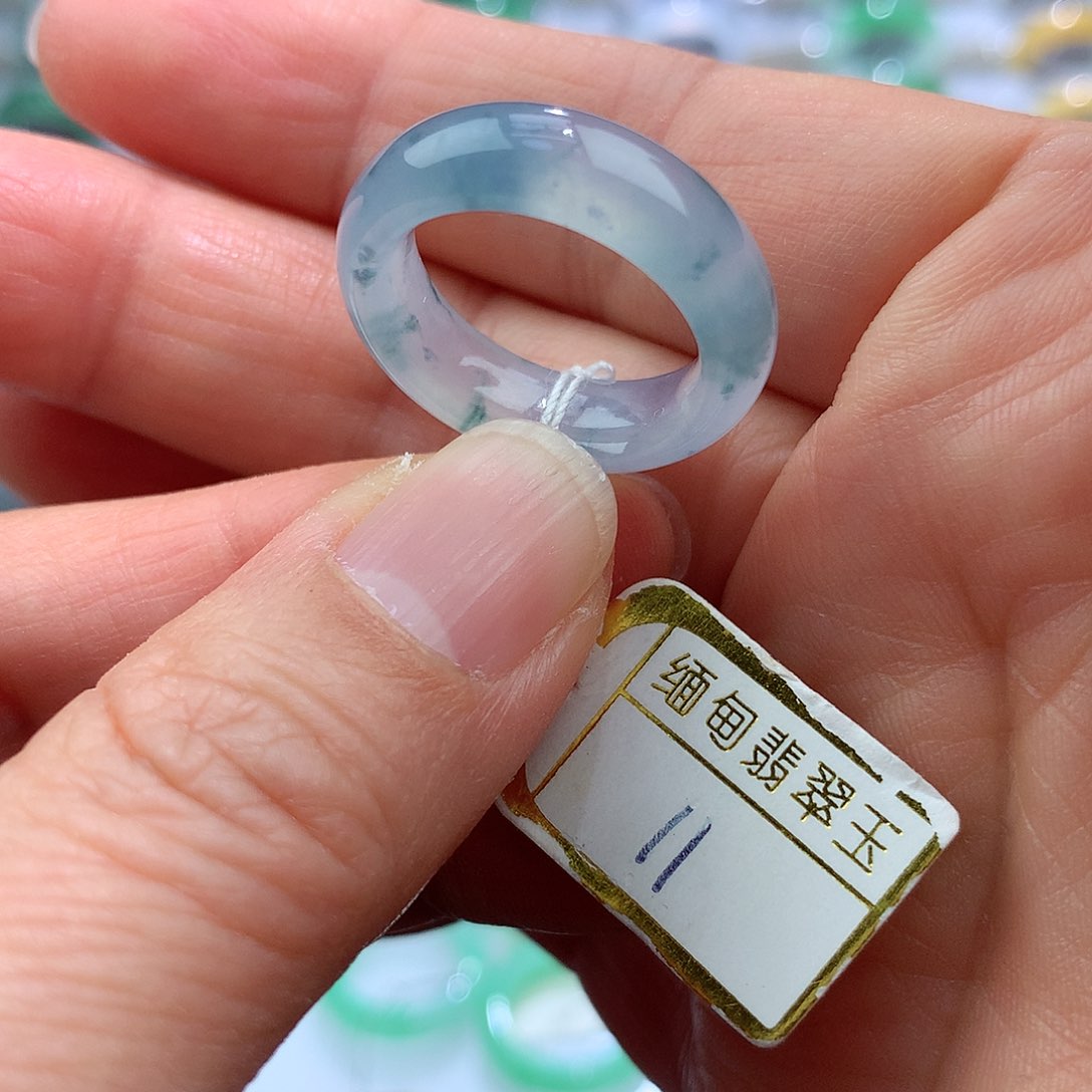 翡翠戒指未镶嵌11号