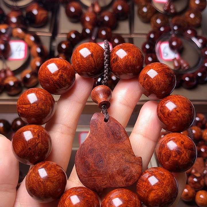 黄花梨/降香黄檀江***子2.0爆满水波瘤疤纹