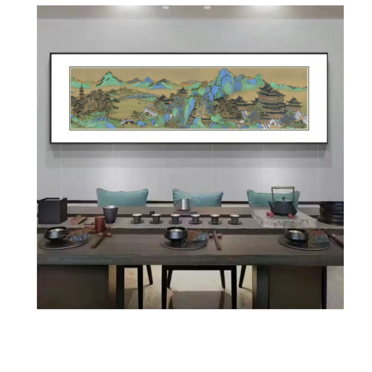 《山河万象锦绣图》敦煌画派井灏先生作品