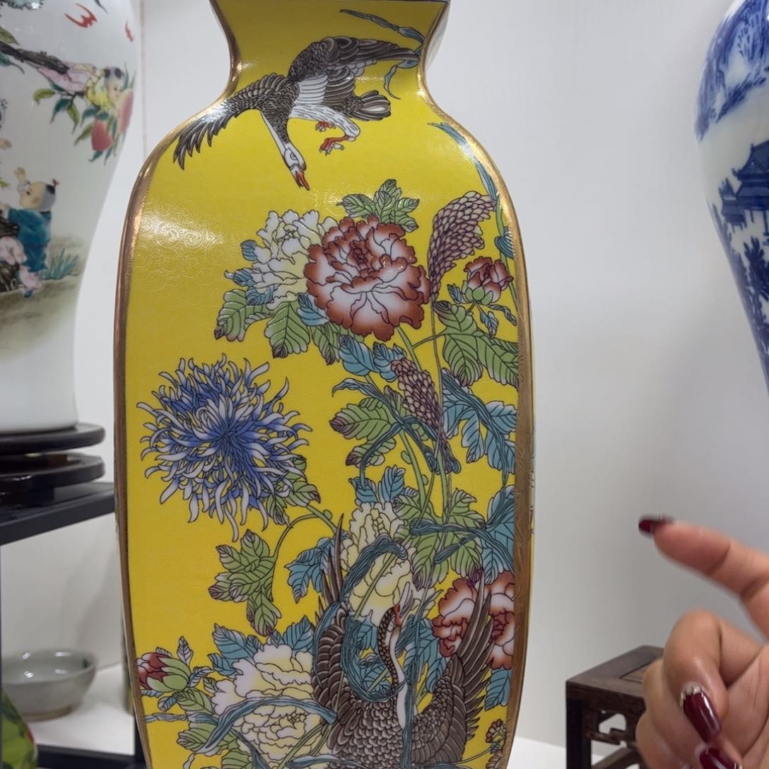 景德镇陶瓷花瓶摆件 