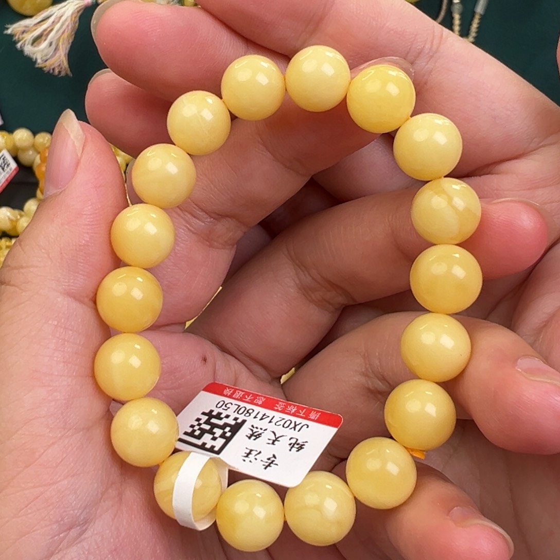琥珀手链未镶嵌10mm手串