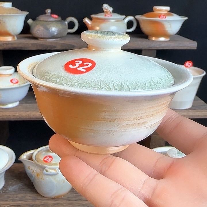 纯手拉坯手工柴烧