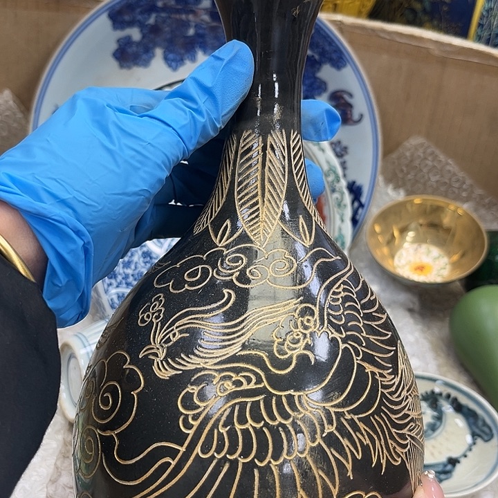 瓷片瓷器摆件 瓷器摆件