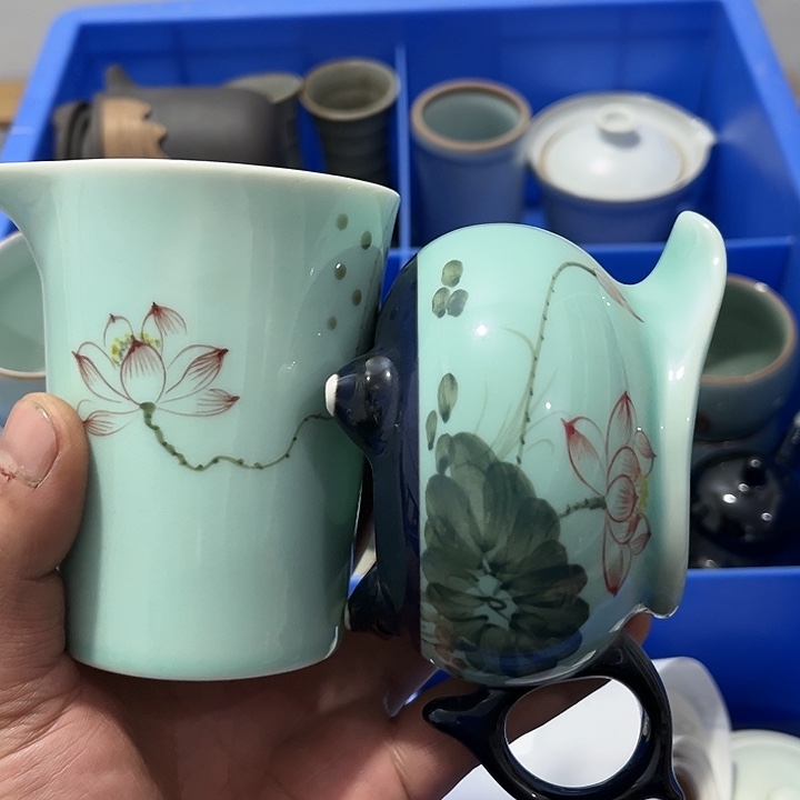 心***妮茶具默认微瑕瓷器、茶具、壶、摆件，介意勿拍 