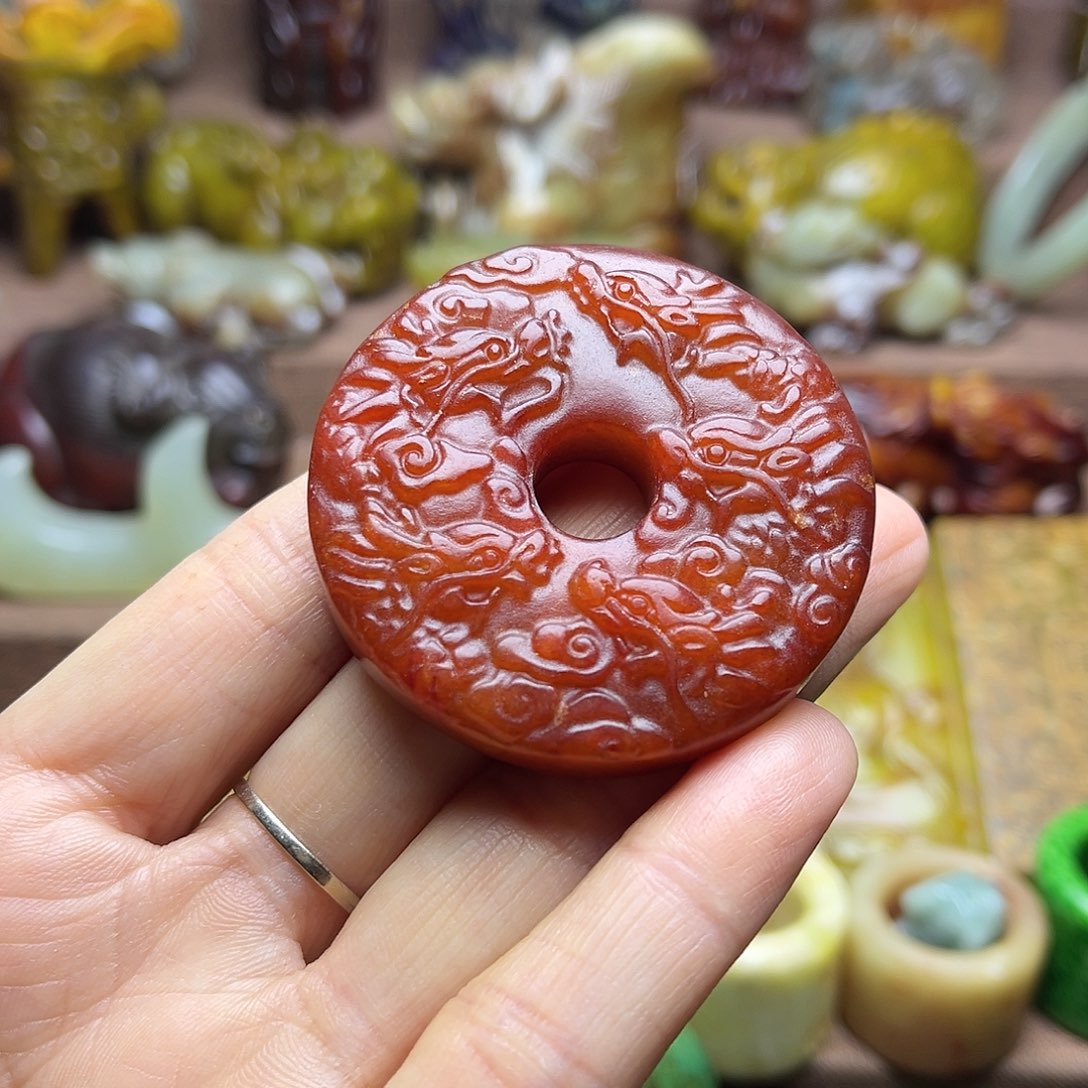 白玉菩提吊坠177。。