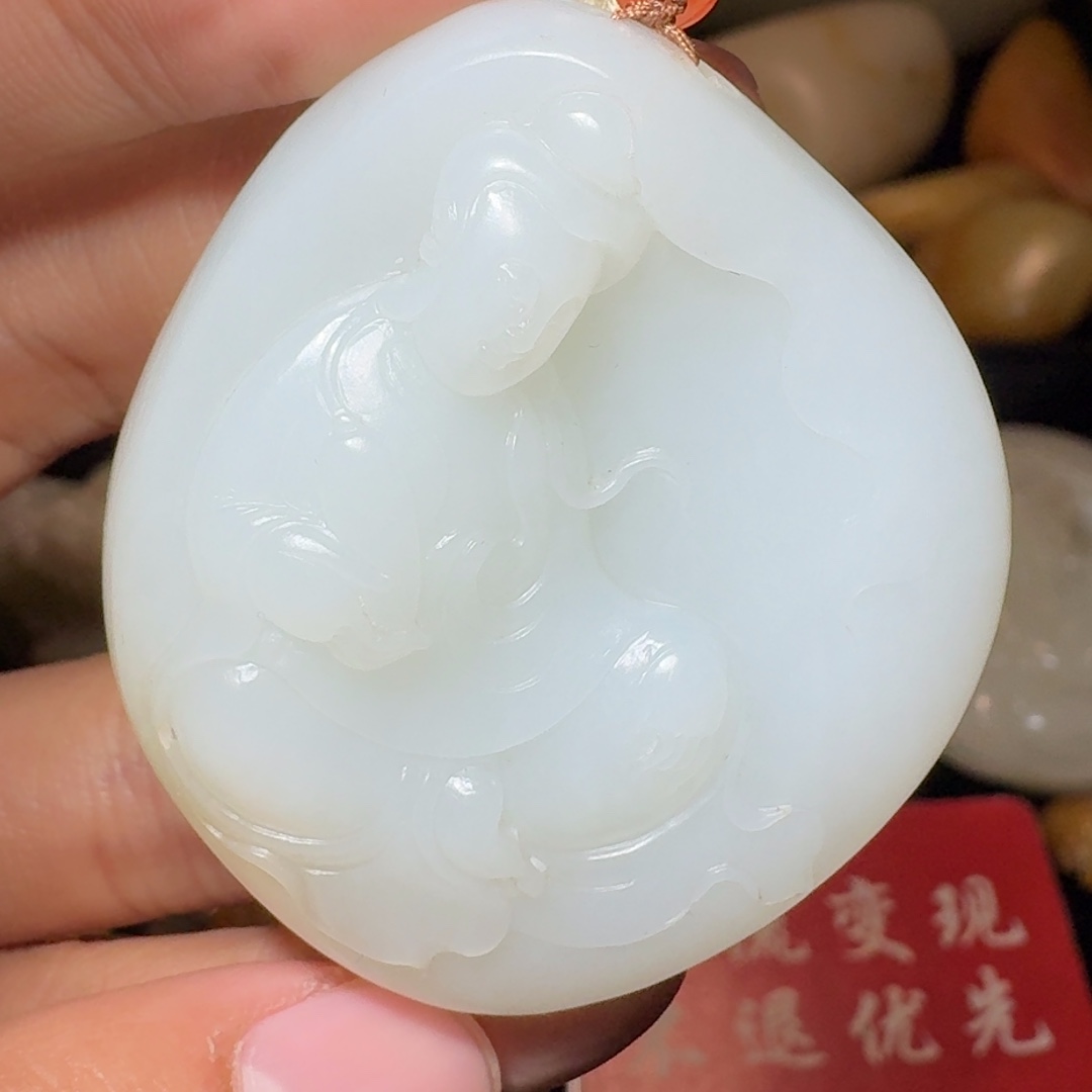 和田玉颈饰未镶嵌