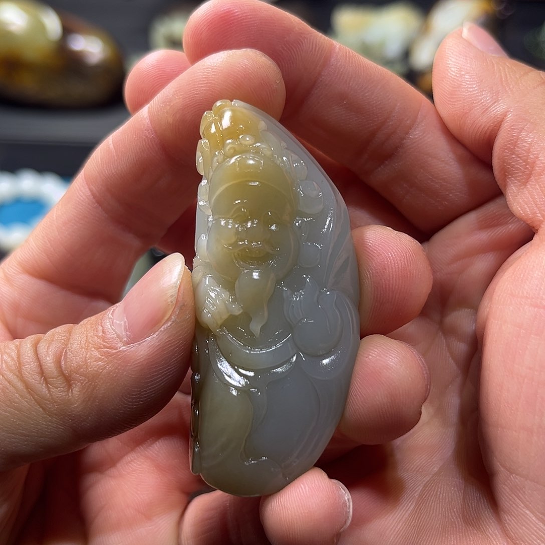 和田玉挂件未镶嵌