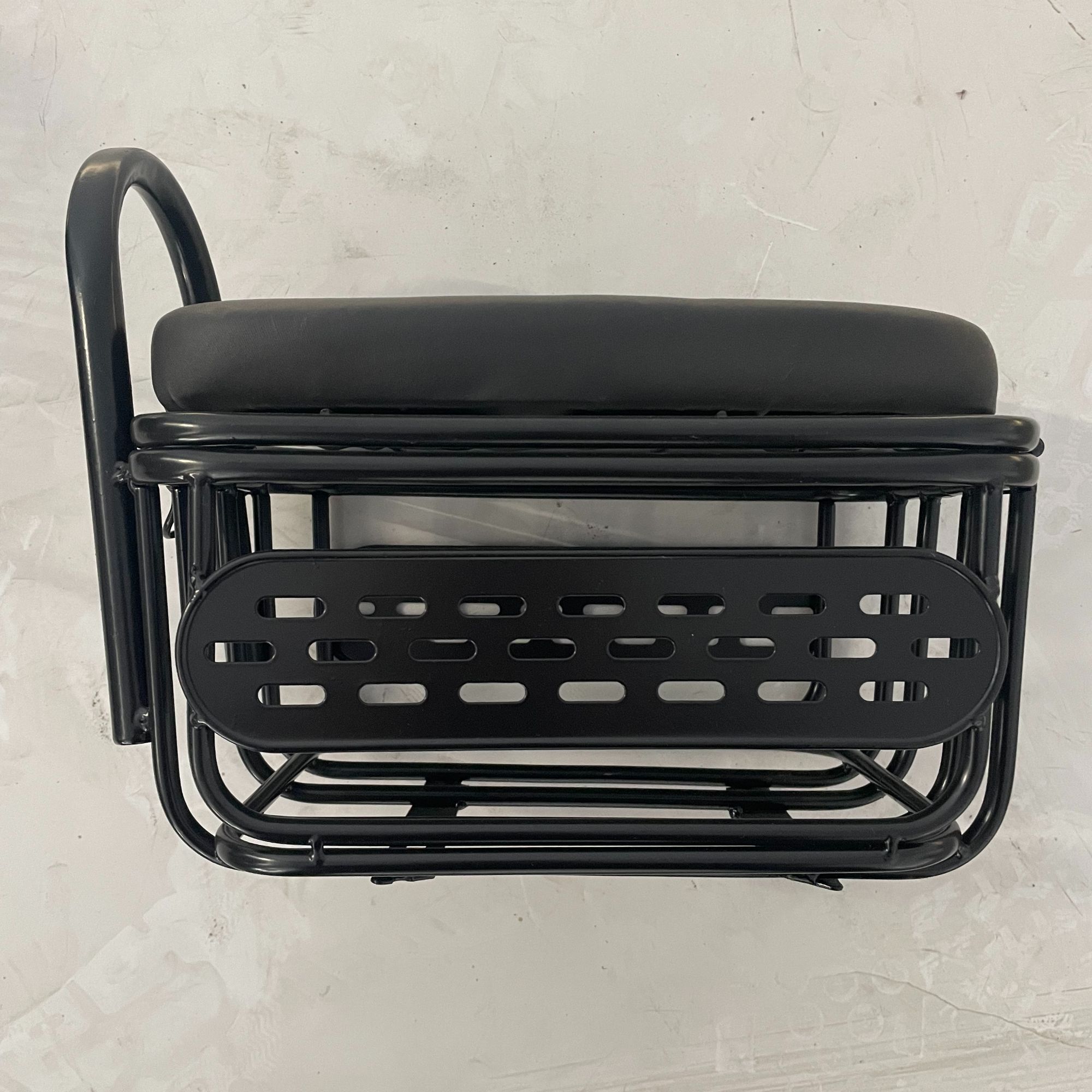 电动车前置座椅带车筐储物脚踏可放物品宝宝板凳