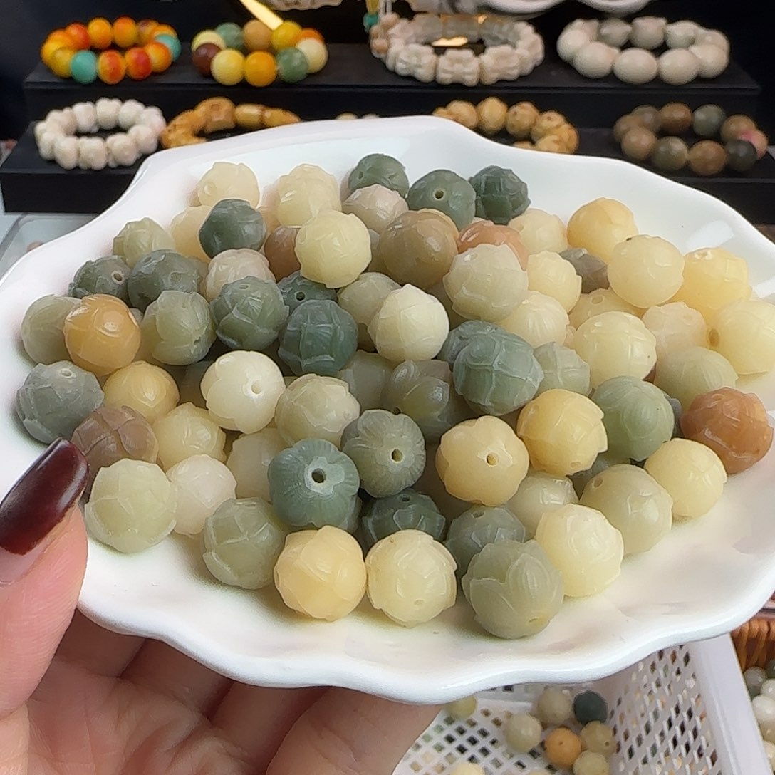 菩提根/象牙果手串瑕疵卡12/13多宝有钱花30卡牌➕20颗