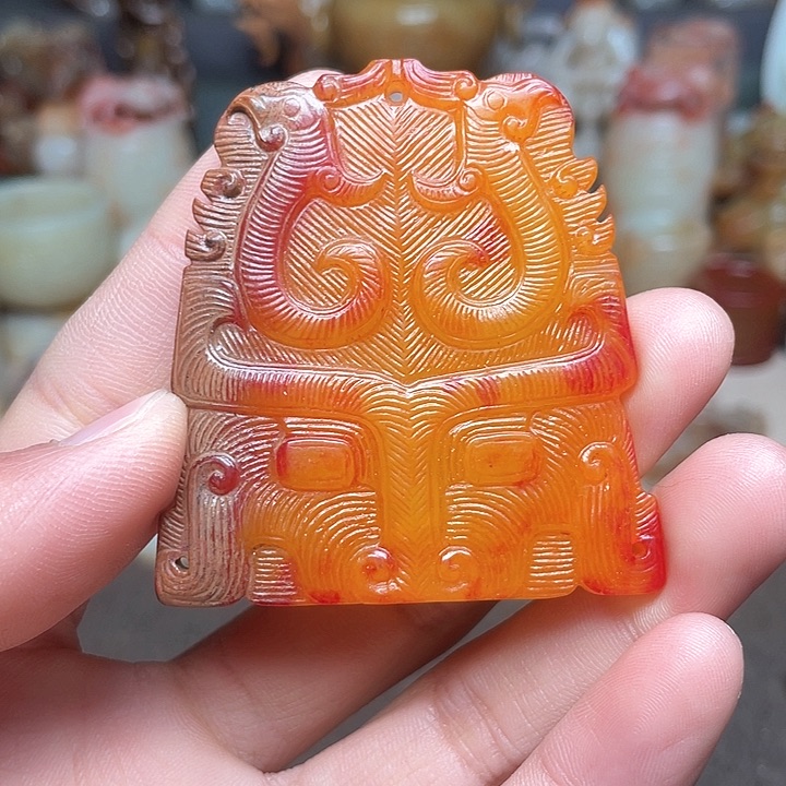 和田玉挂件未镶嵌用****8