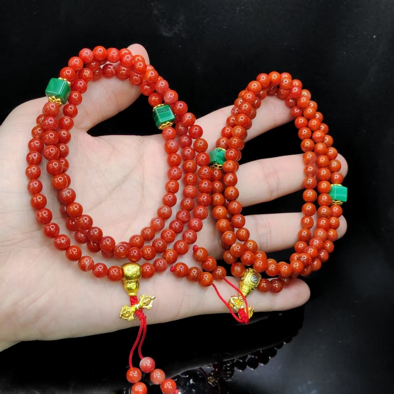 【老三珠宝】南红DIY公主链Z2【多样性发其一】约6mm