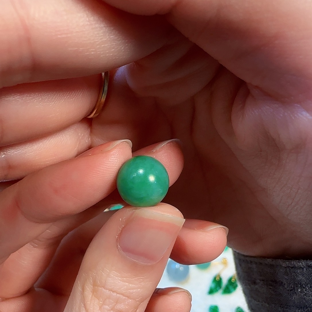 颈饰未镶嵌翡翠翡翠珠子