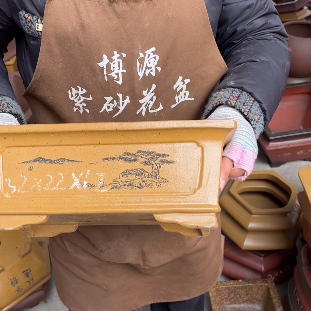 紫砂花盆盆景艺术