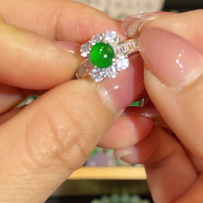 【闪购商品】未镶嵌戒指翡翠天然翡翠