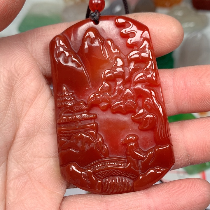 玛瑙/玉髓颈饰未镶嵌飞****?