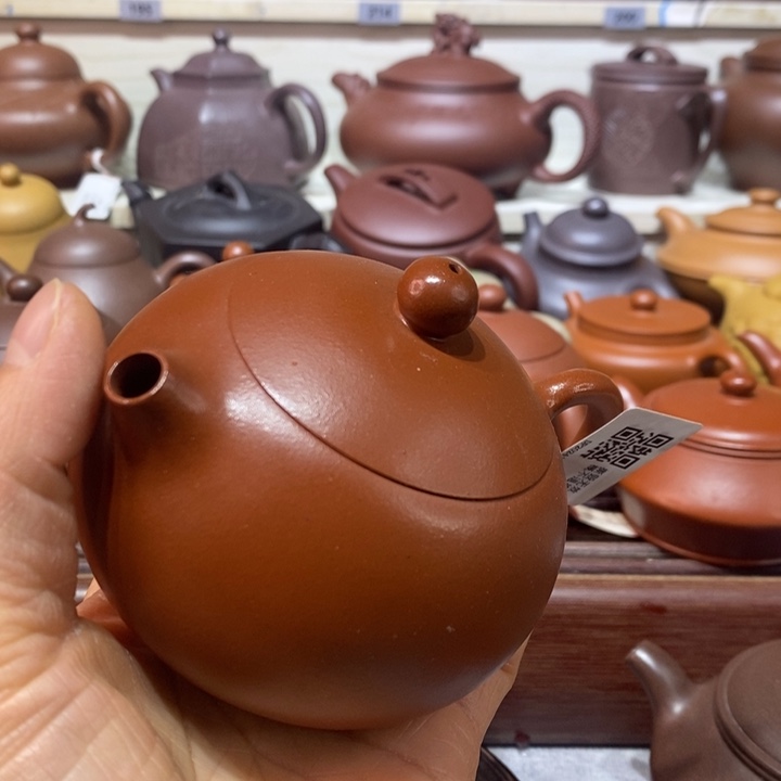 紫***木紫砂茶壶微瑕处理一把